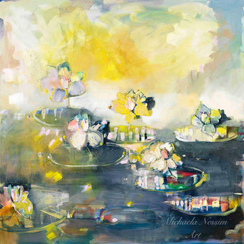 A cure for dreamers (yellow waterlilies)